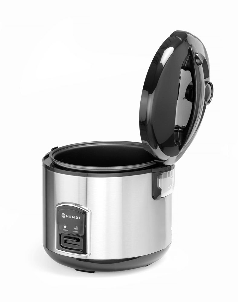 Reiskocher mit Dampfgarfunktion, HENDI, Profi Line, 1,8L, 230V/700W, ⌀280x(H)285mm