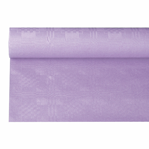336 Papiertischtuch mit Damastprägung 6 m x 1,2 m lila