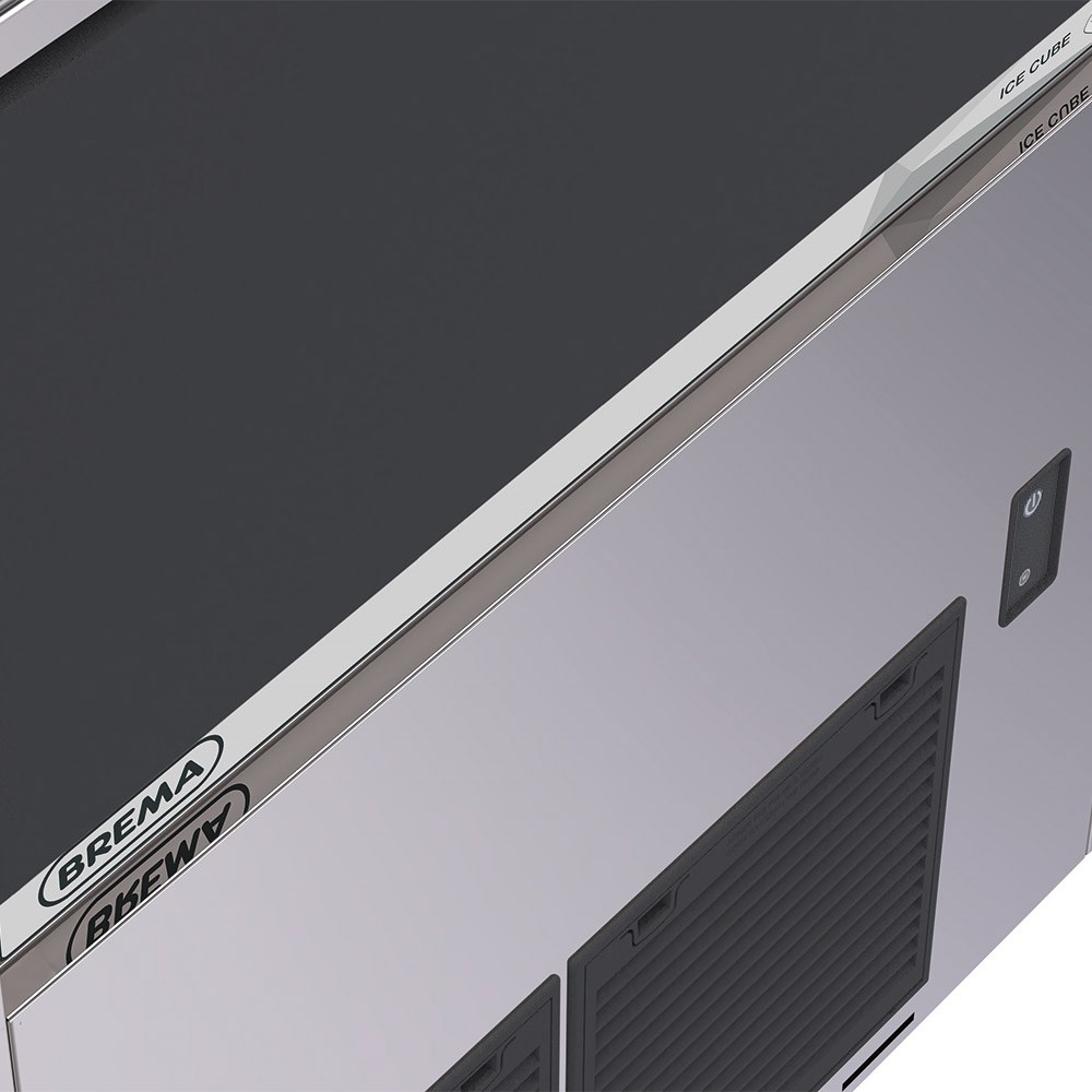 BREMA Eiswürfelbereiter luftgekühlt, 80kg/24h, Abmessung 738 x 600 x 1030 mm (BxTxH)