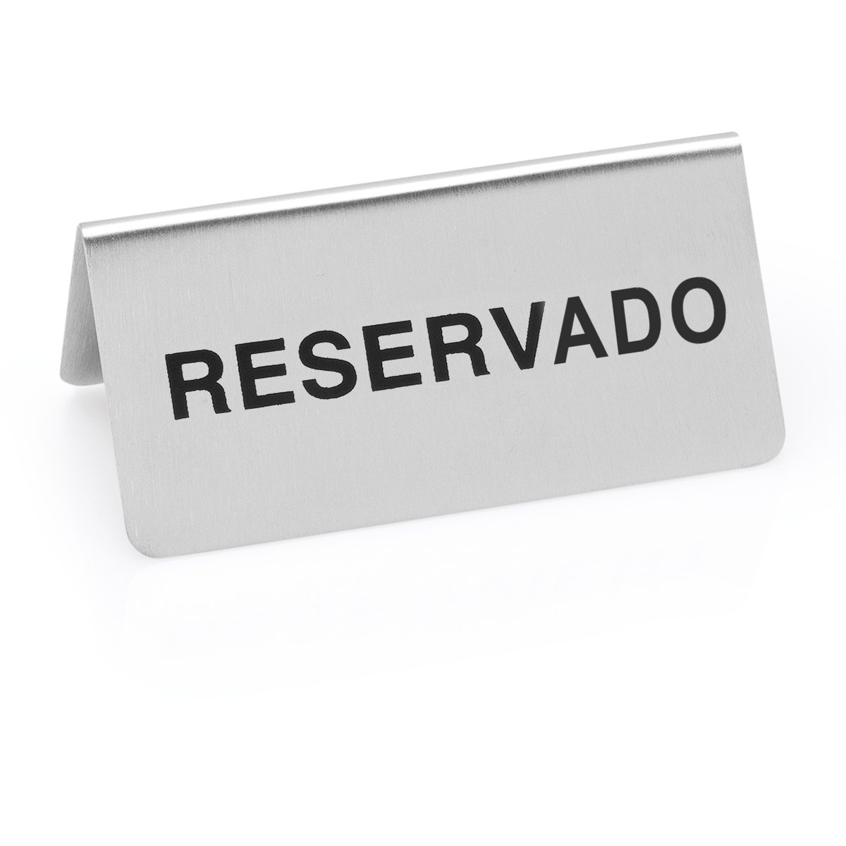Hinweisschild "Reservado" Set, 10 x 5 x 5 cm