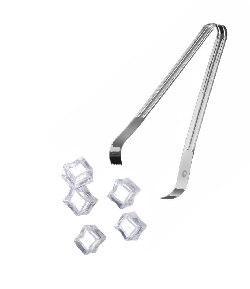 Eiswürfelzange, BarUp, Silber, (L)180mm