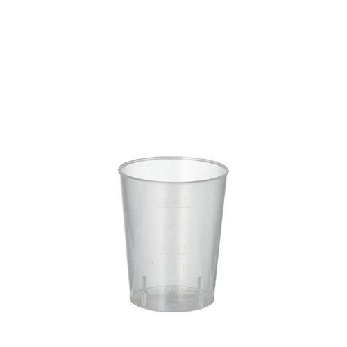 40000 Mehrweg-Gläser für Schnaps PP 4 cl Ø 4,3 cm · 5,2 cm unzerbrechlich