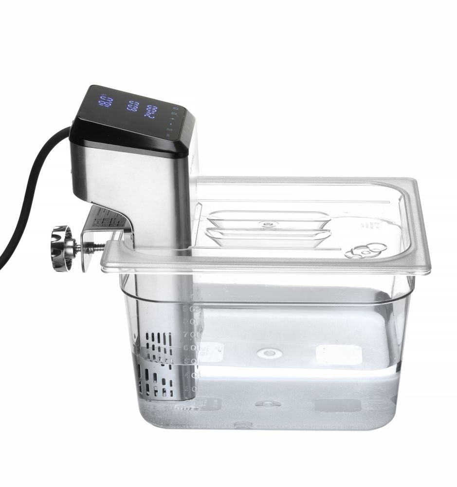 Gastronorm-Deckel mit Sous-Vide-Stick-Aussparung, HENDI, GN 1/1, Transparent, 530x325mm