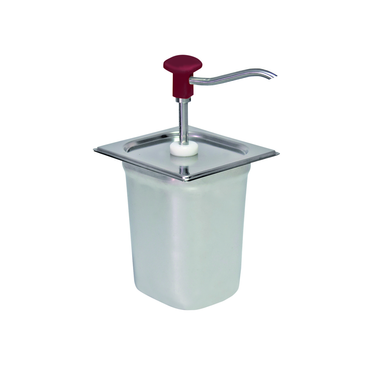 Druckknopf Dosierspender - 3 Liter, rot