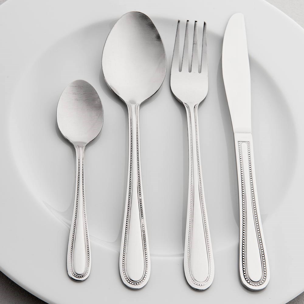 Menügabel aus der Besteckserie Canteen, (L) 19 cm