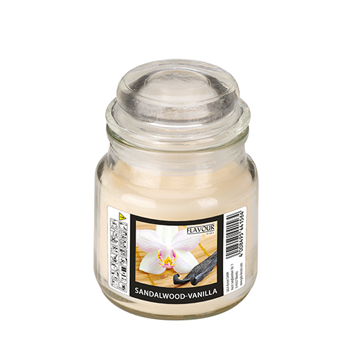 Flavour by GALA Bonbonglas mit Wachsfüllung Ø 63 mm · 85 mm elfenbein - Sandalwood-Vanilla