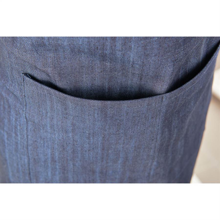 Nino Cucino Latzschürze, navy-blau, L. 92 cm Nino Cucino Latzschürze, Mischgewebe, navy-blau, L. 92 cm