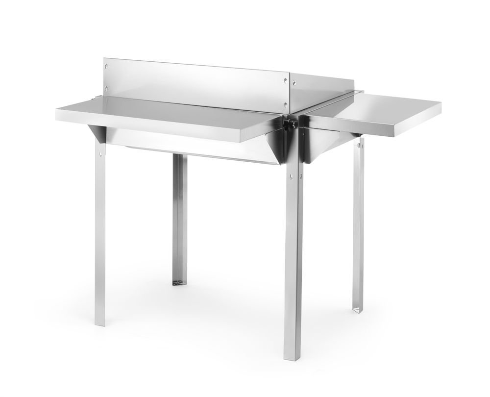 Seitliche Arbeitsplatte für Grillsystem Green Fire, HENDI, 480x298x(H)160mm