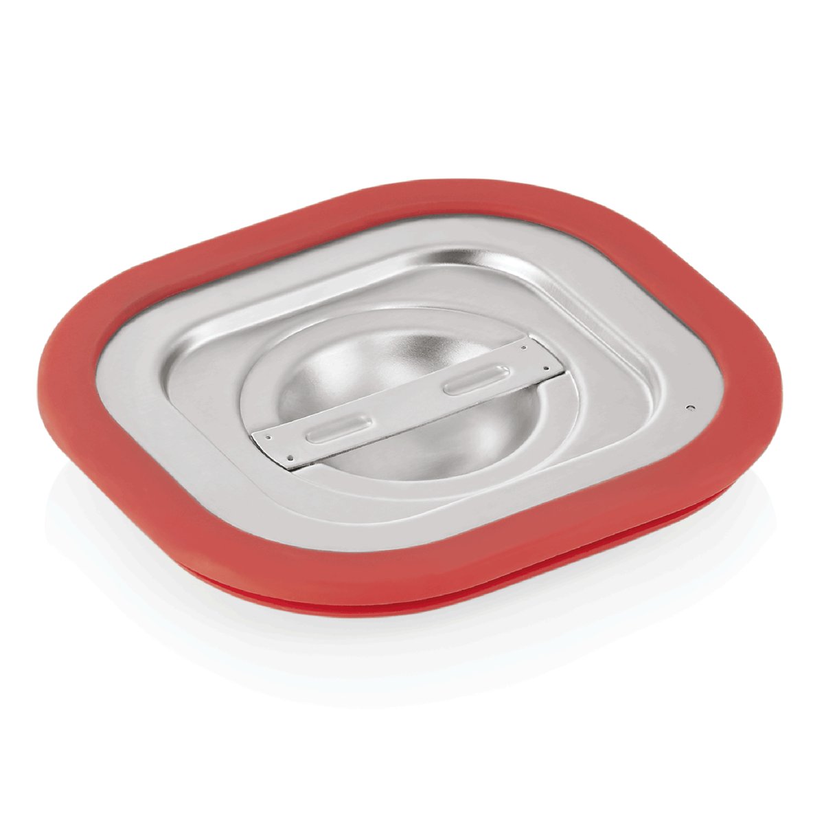 GN Transportdeckel 1/6 GN 70 Silikondichtung und Loch gegen Unterdruck GN Transportdeckel 1/6 GN 70 Silikondichtung und Loch gegen Unterdruck