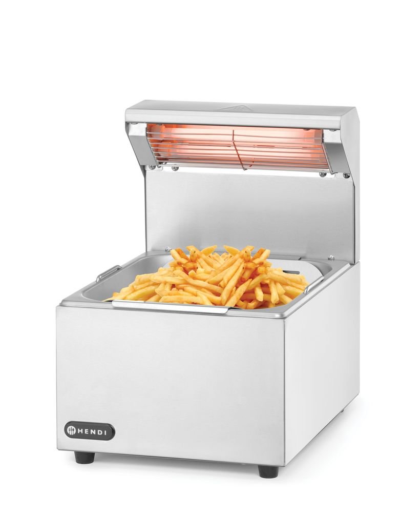 Pommes-frites-Wärmer, GN 1/2, 220-240V/400W, 357x267x(H)376mm Pommes-frites-Wärmer, GN 1/2, 220-240V/400W, 357x267x(H)376mm