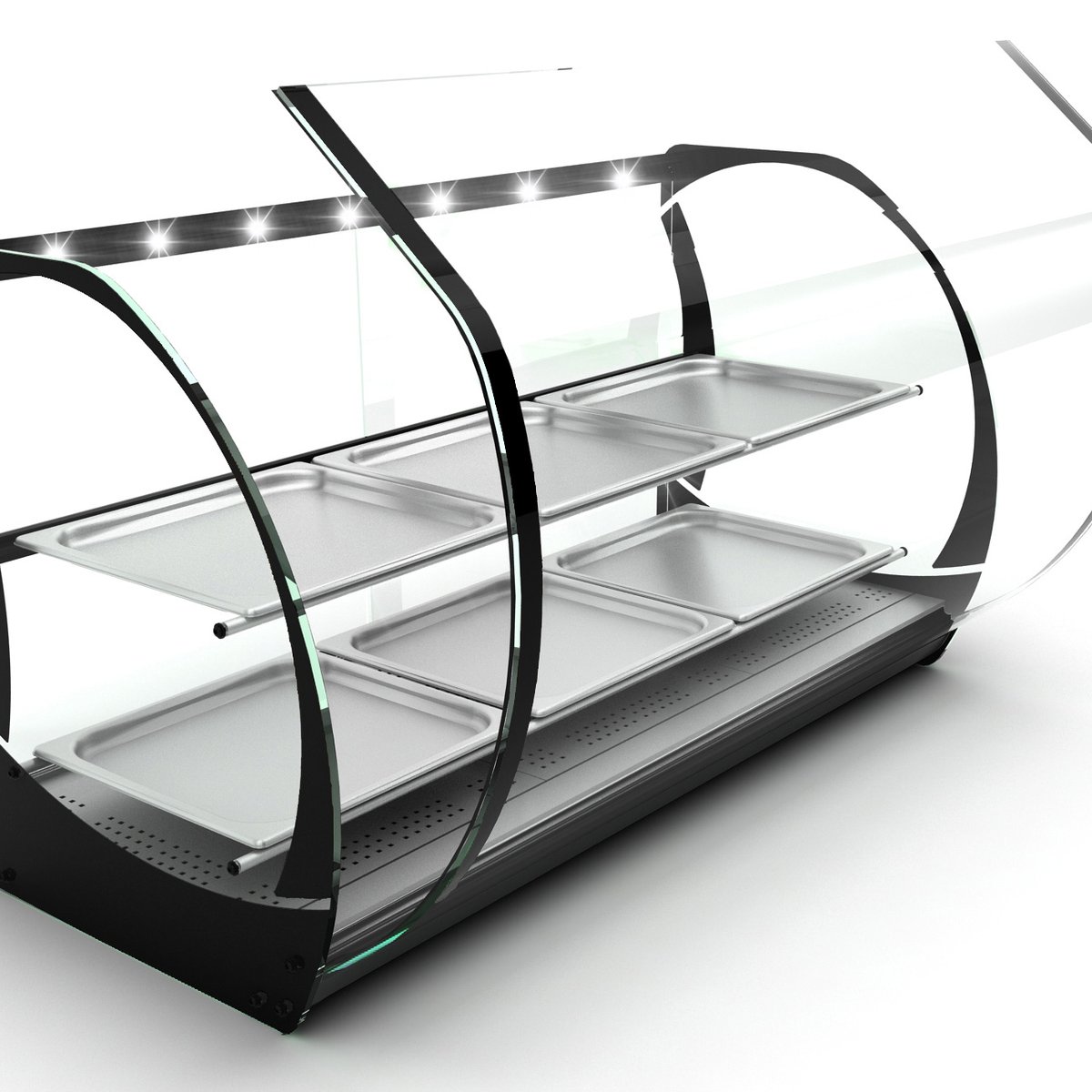 Warmhaltevitrine Honda 6x 2/3 GN x 20 mm