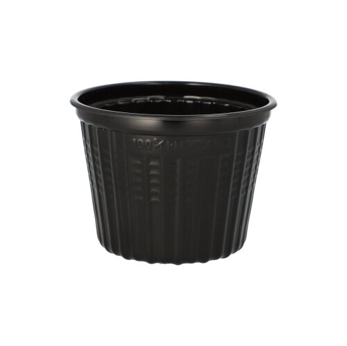 Mehrweg-Snack- und Suppenbecher PP 500 ml Ø 11,5 cm · 8,5 cm schwarz Mehrweg-Snack- und Suppenbecher PP 500 ml Ø 11,5 cm · 8,5 cm schwarz