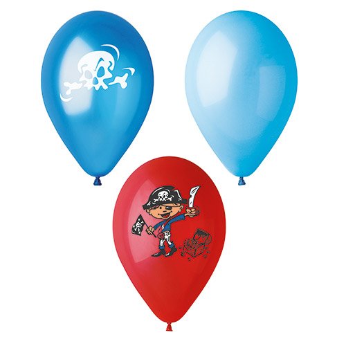 20160 Luftballons Ø 29 cm farbig sortiert "Pirates"