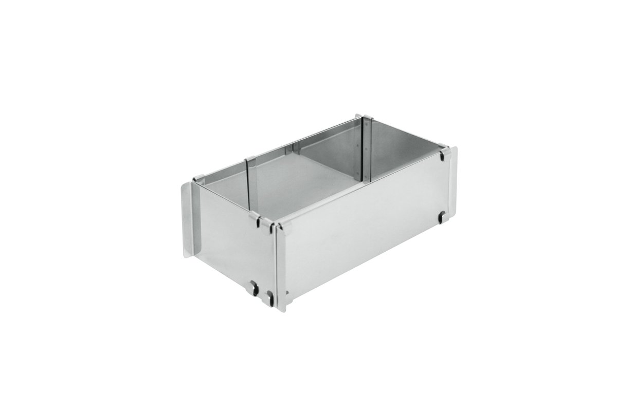 Backrahmen rechteckig ,verstellbar,Maße: 215 x 115 mm Backrahmen rechteckig ,verstellbar,Maße: 215 x 115 mm