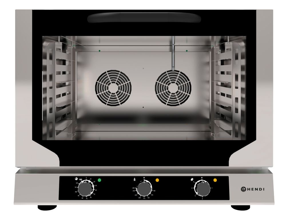 Heißluftofen mit Beschwadung, HENDI, 400V/6400W, 783x755x(H)634mm