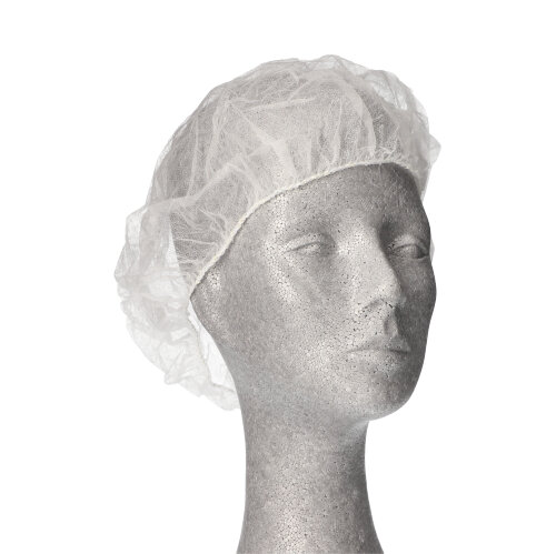 WORK-INN/PS Barett-Hauben, Vlies Ø 52 cm weiss