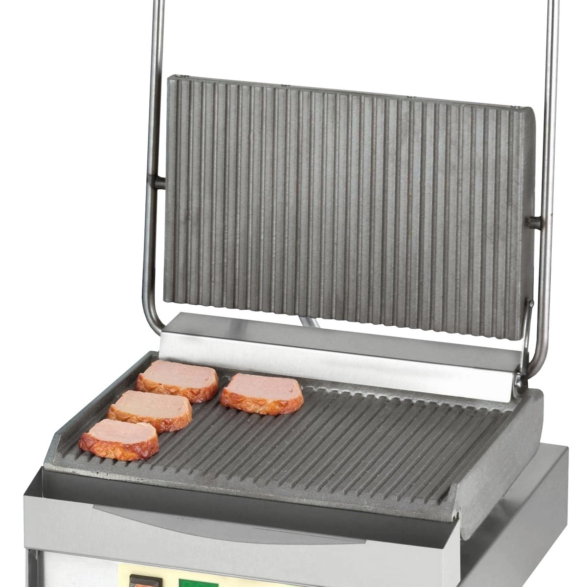 Chopper-Grill oben + unten geriffelt, mit Digitaltimer Chopper-Grill oben + unten geriffelt, mit Digitaltimer