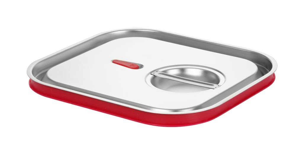 Gastronorm-Deckel mit Silikonrand, HENDI, Kitchen Line, GN 1/9, 156x142mm