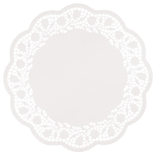 48000 Tortenspitzen rund Ø 36 cm weiss