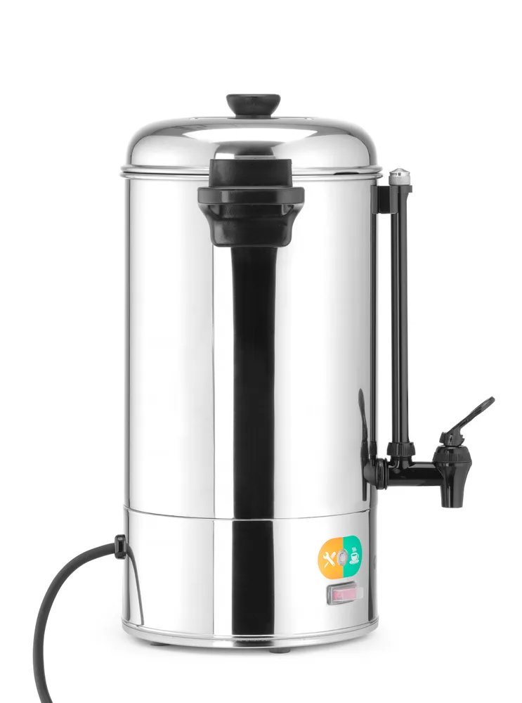 Heißgetränkespender, 9L, Silber, 230V/2200W, 340x227x(H)468mm Heißgetränkespender, 9L, Silber, 230V/2200W, 340x227x(H)468mm