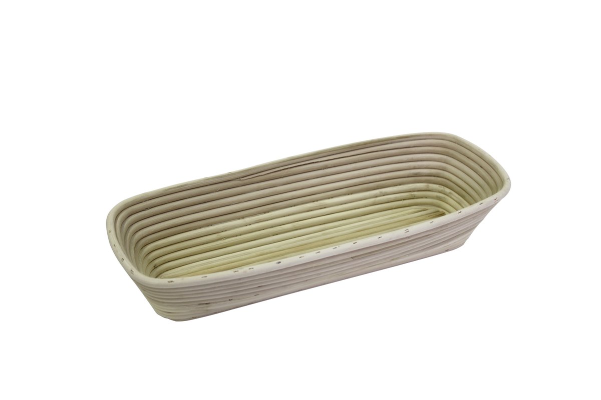 Brotform / Gärkorb lang, eckiger Kopf Brotform / Gärkorb lang, eckiger Kopf
