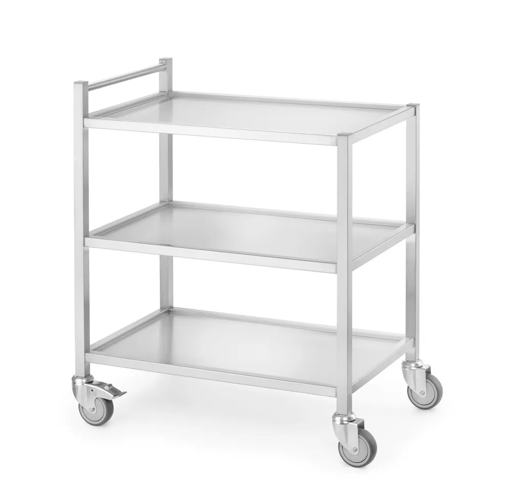 Servierwagen, geschweißt, Profi Line, 800x500x(H)850mm Servierwagen, geschweißt, Profi Line, 800x500x(H)850mm