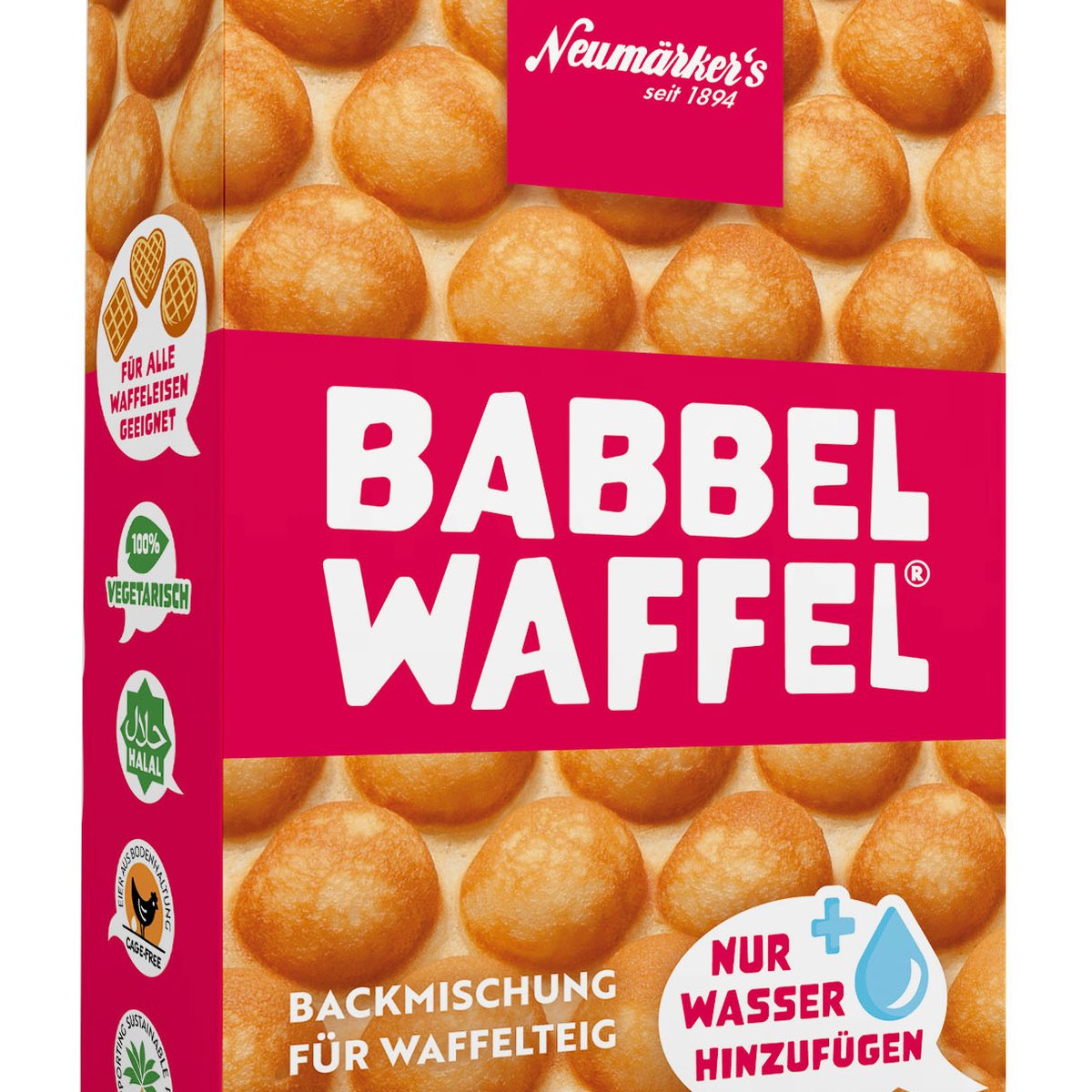 Babbel Waffel® 500g 1 VE Box Babbel Waffel® 500g 1 VE Box