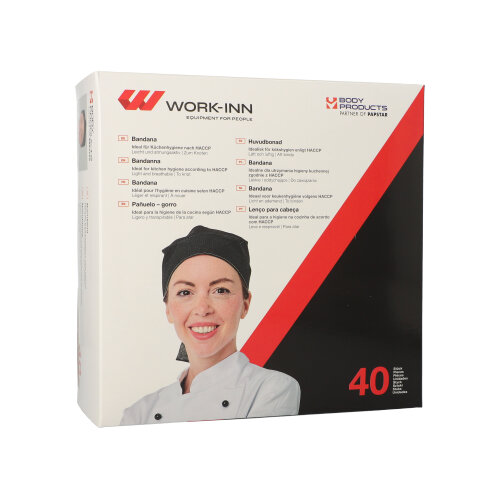 WORK-INN/PS Bandana schwarz