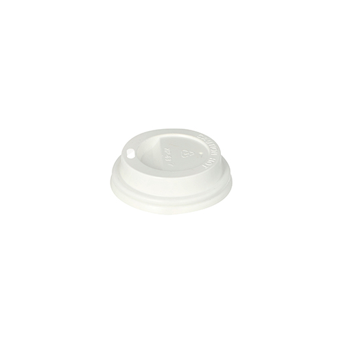 33600 Dom-Deckel, PS "To Go" rund Ø 6 cm · 2 cm weiss