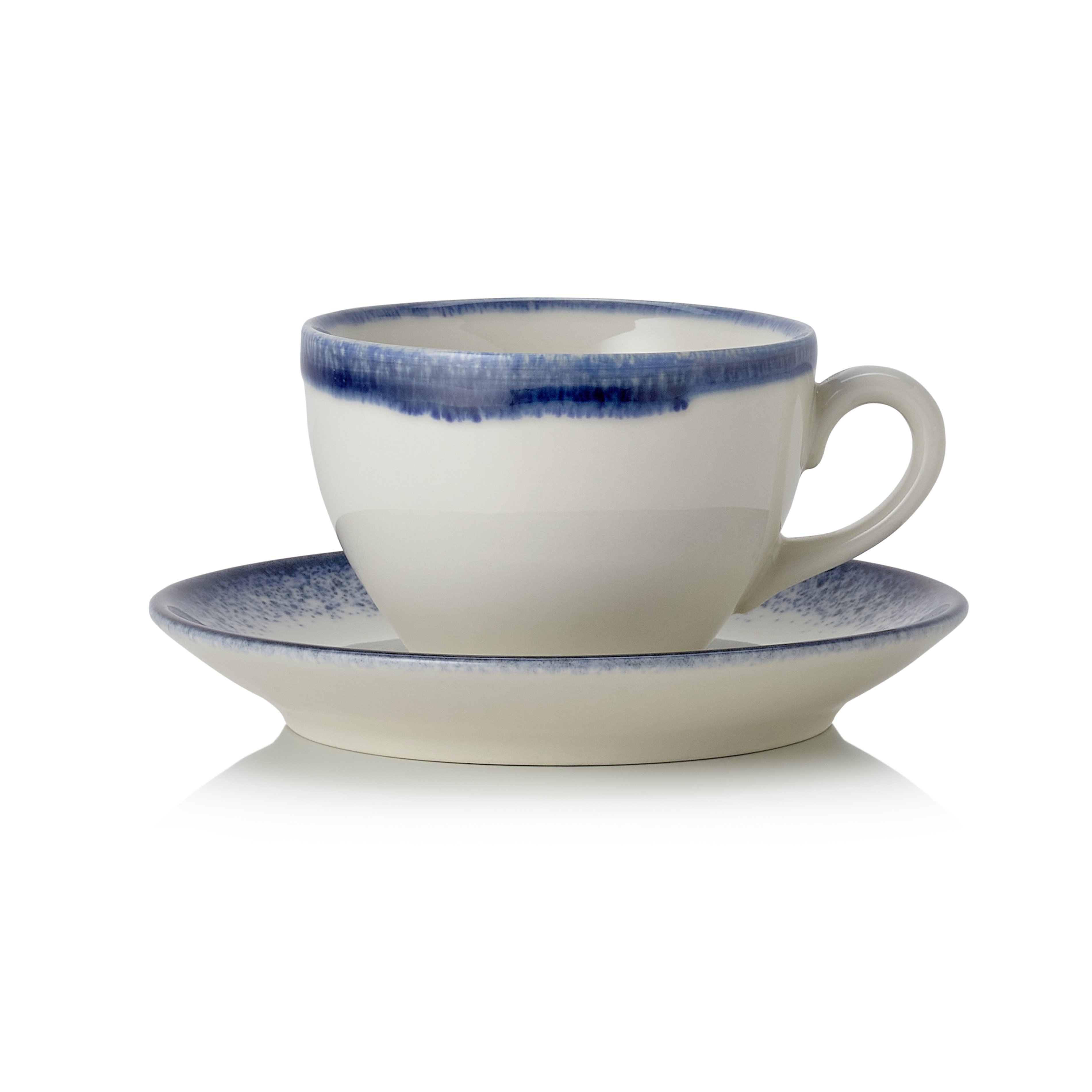 Ober- und Untertasse 0,2 L, (H) 8,5 cm