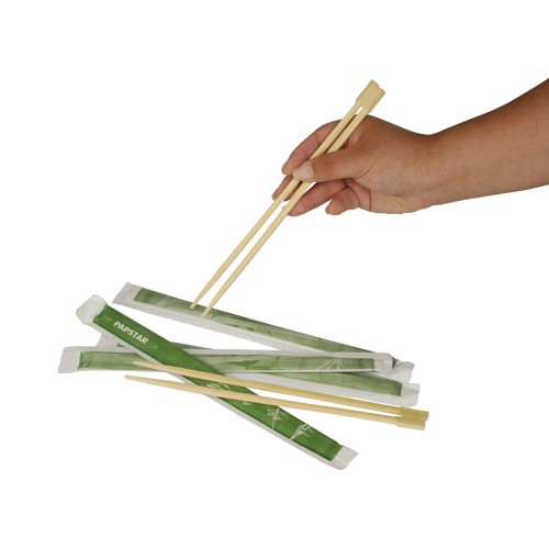 25000 Paar Essstäbchen "pure" 23 cm einzeln gehüllt
