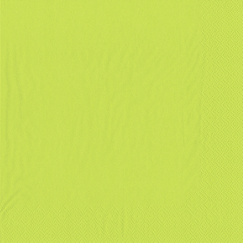 19200 Servietten, 2-lagig 1/4-Falz 40 cm x 40 cm limonengrün