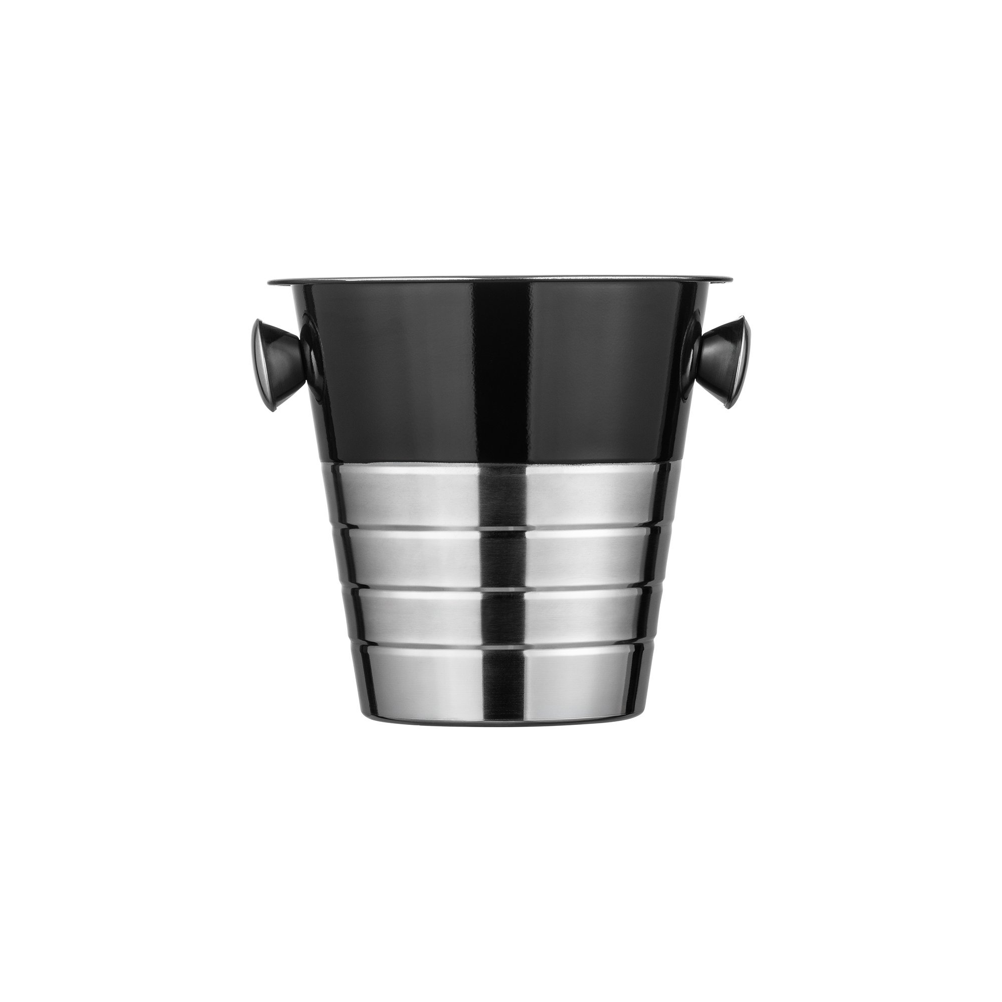 Flaschenkühler 4,5 L, Ø 22 cm, (H) 21 cm, Pulverbeschichtet, schwarz
