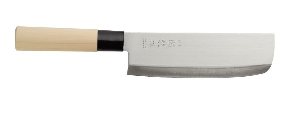 Japanisches Messer Nakiri, HENDI, Schwarz, (L)290mm Japanisches Messer Nakiri, HENDI, Schwarz, (L)290mm