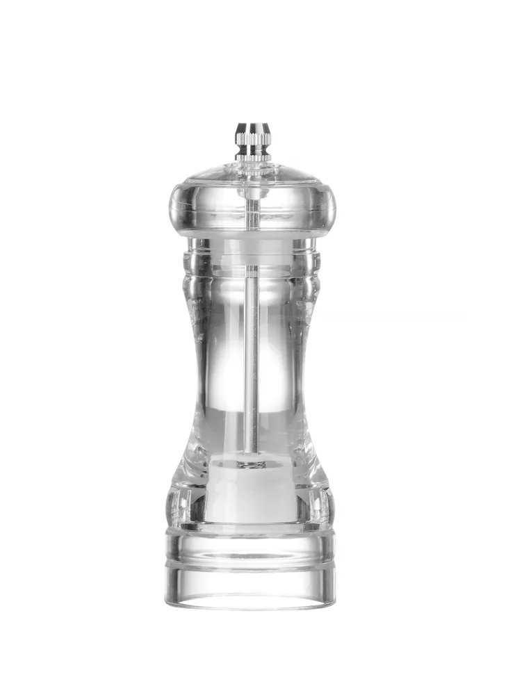 Acryl-Pfeffermühle, Transparent, ⌀50x(H)140mm Acryl-Pfeffermühle, Transparent, ⌀50x(H)140mm
