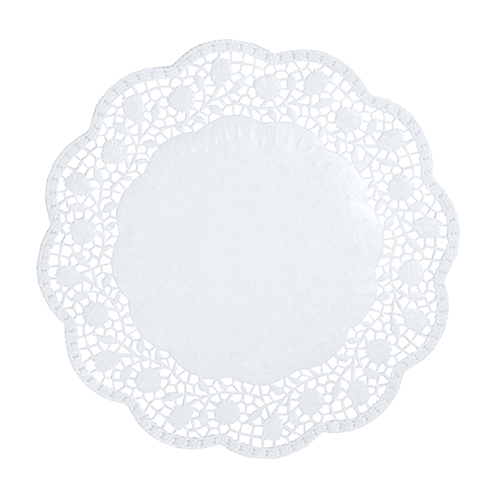 80000 Tortenspitzen rund Ø 30 cm weiss
