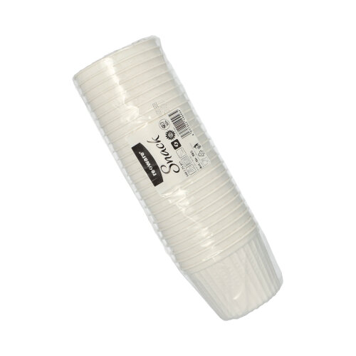 Mehrweg-Snack- und Suppenbecher PP 500 ml Ø 11,5 cm · 8,5 cm weiss Mehrweg-Snack- und Suppenbecher PP 500 ml Ø 11,5 cm · 8,5 cm weiss