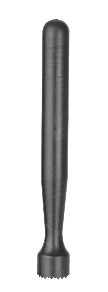 Cocktail-Stößel, BarUp, gezahnt, Schwarz, ⌀34x207mm