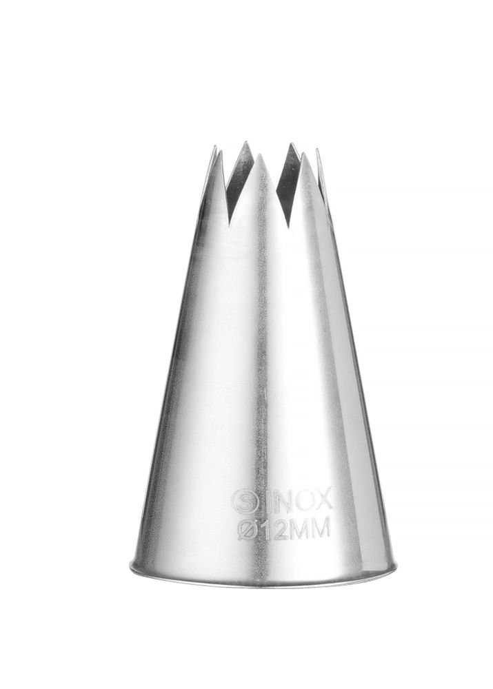 Spritztüllen - Stern, ø6-8-10-12-14-16-18, 7 Stk Spritztüllen - Stern, ø6-8-10-12-14-16-18, 7 Stk