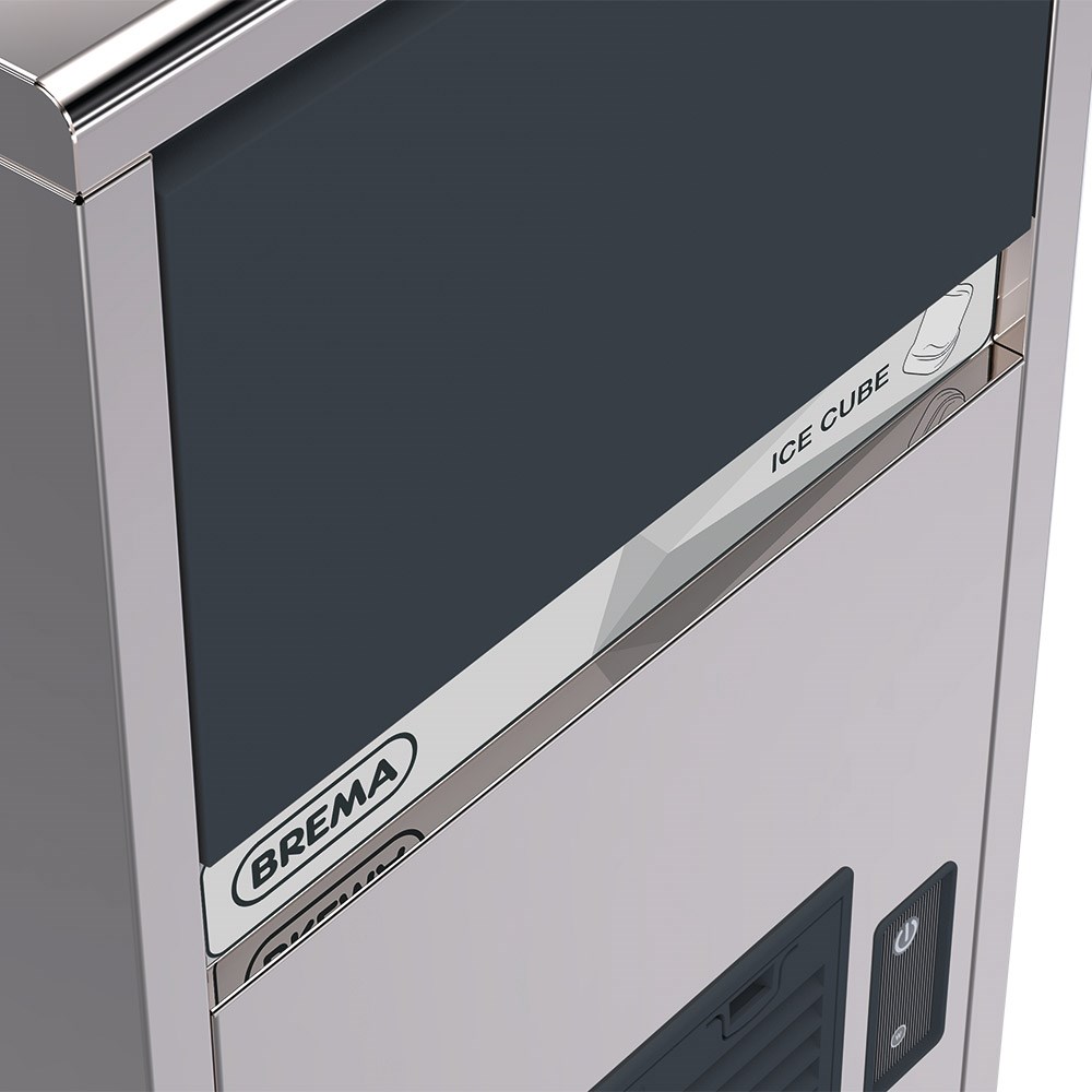 BREMA Eiswürfelbereiter wassergekühlt, 29kg/24h, Abmessung 390 x 460 x 695 mm (BxTxH)