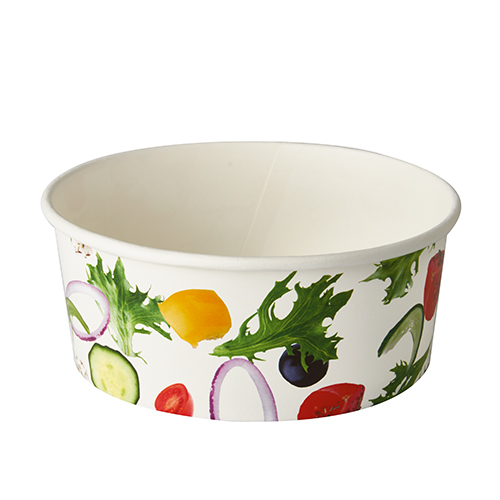 3600 Salatschalen, Pappe "To Go" 750 ml Ø 15 cm · 6 cm "Salad"