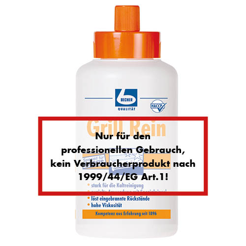 Dr. Becher Grill Rein 1 l mit Pinsel Dr. Becher Grill Rein 1 l mit Pinsel