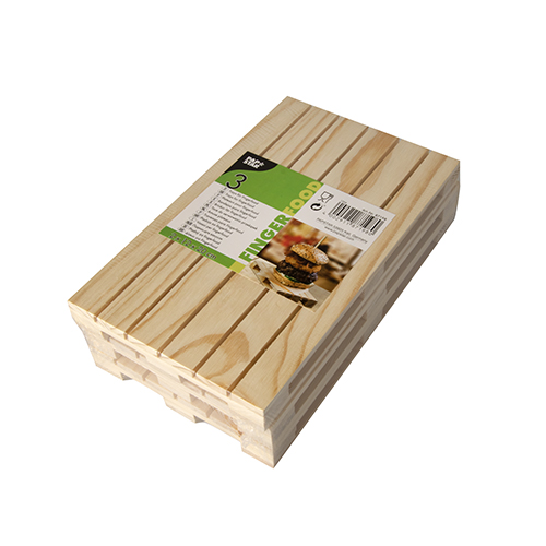 1050 Trays für Fingerfood, Holz 2 cm x 12 cm x 20 cm
