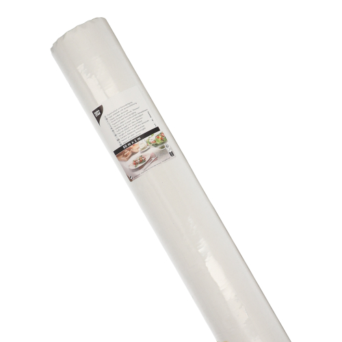 70 Papiertischtuch mit Damastprägung 50 m x 1 m weiss
