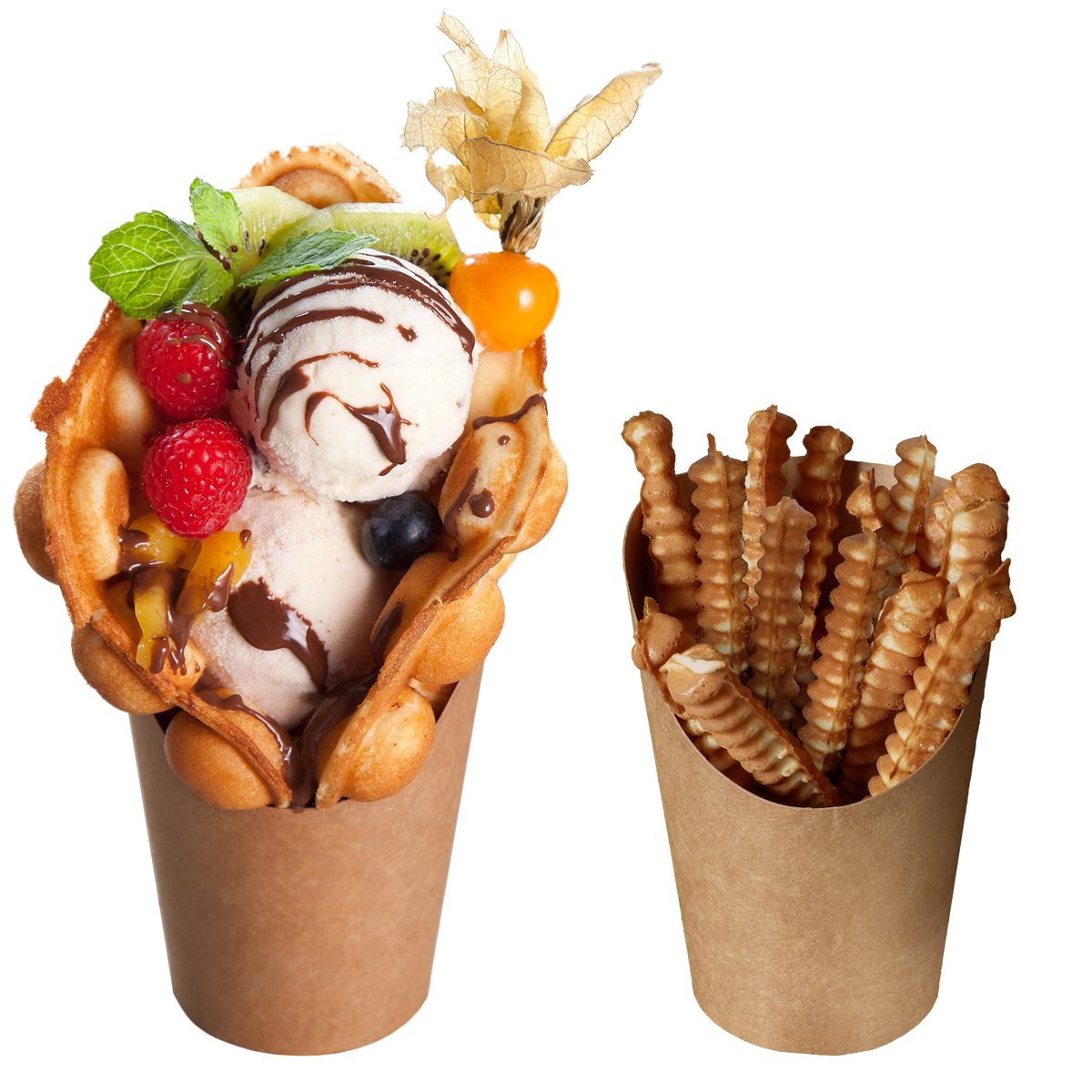 Snack-Becher Eco Karton à 1000 Stück Snack-Becher Eco Karton à 1000 Stück