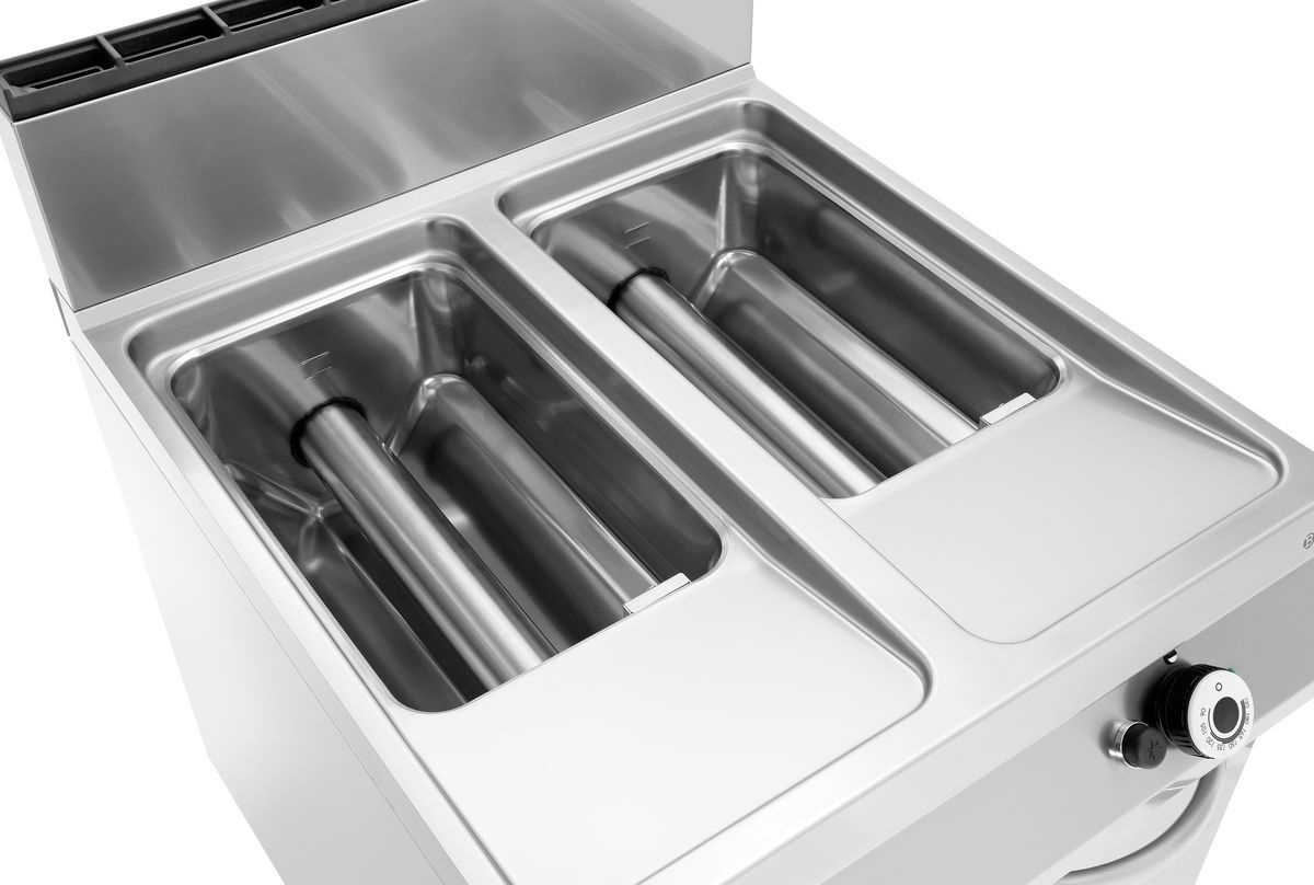 Gas-Standfritteuse, 2 Becken Gas-Standfritteuse, 2 Becken