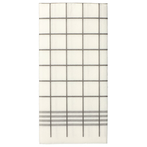 11520 Servietten, 2-lagig "PUNTO" 1/8-Falz 39 cm x 40 cm grau "Kitchen Towel" mikrogeprägt