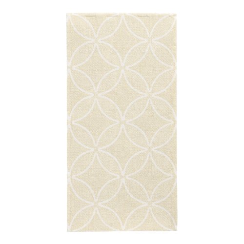 12500 Servietten "ROYAL Collection" 1/8-Falz 40 cm x 40 cm champagner "Circle Flowers"