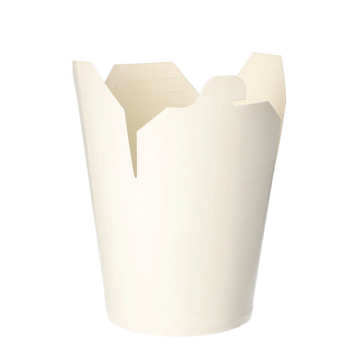 4000 Snackboxen "To Go" eckig 750 ml 10,1 cm x 10 cm x 9,1 cm weiss