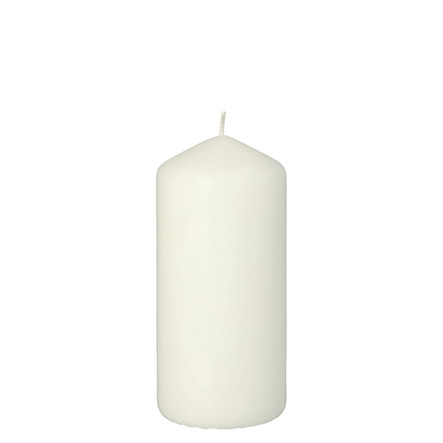 1120 Stumpenkerze Ø 60 mm · 130 mm weiss
